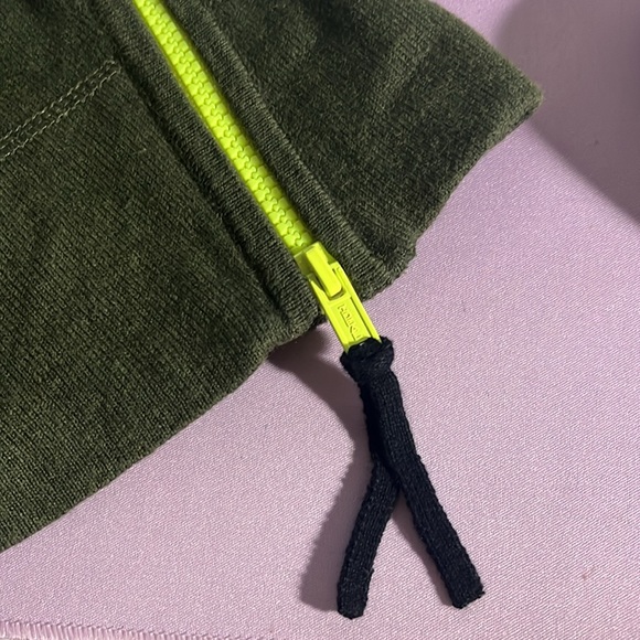 NEW Lisa Todd Cotton/Cashmere Knit Long Sleeve Zipper Hem Sweater Green Size M - Picture 6 of 8